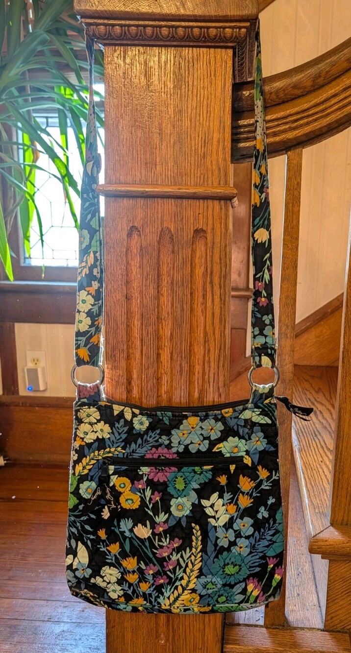 Vera Bradley Retired Midnight Blue Hipster Crossbody Handbag Women's Purse Adjus